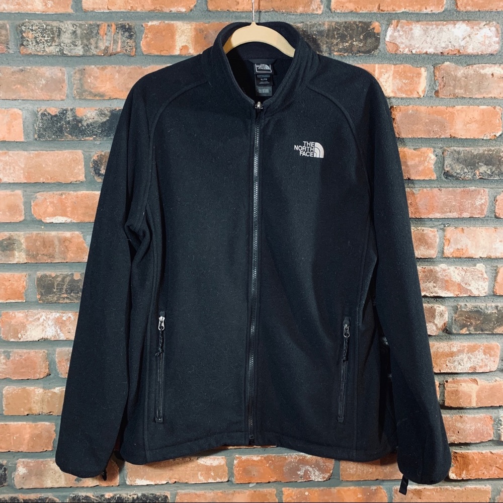 The North Face Black Full Zip Fleece Jacket - Picture 1 of 5